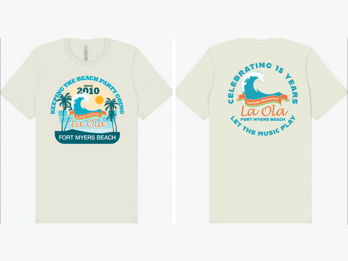 La Ola Surfside 15th Anniversary Shirt